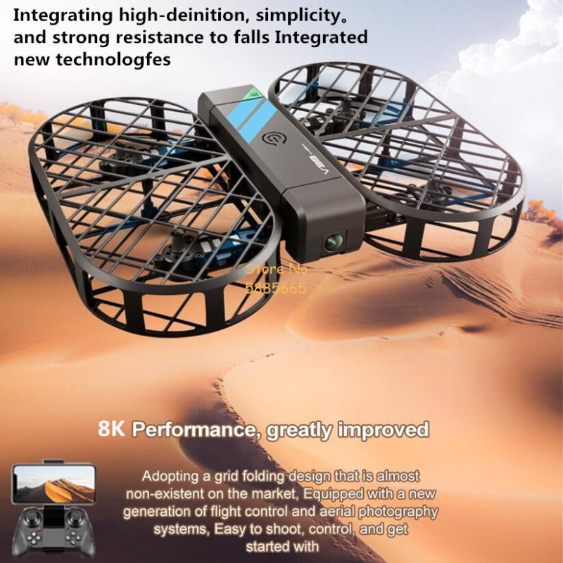Drone Camera 4K - Telecamera HD 8K 360 ° Protezione