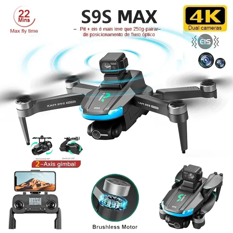 Drone Camera With Gimbal - NUOVO S9S MAX MINI Drone 4K