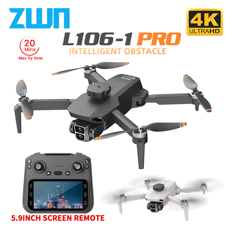 Drone Camera 4K - L106-1PRO GPS Drone professionale con schermo