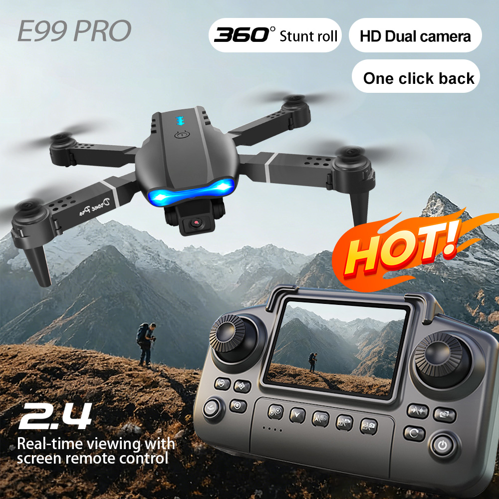 Drone Camera Mount - Drone Aereo con Doppia Lente, Commutazione,