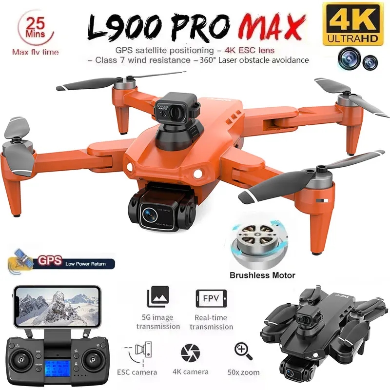L900 Pro MAX GPS Drone 4K Prof - Drone Camera Night Vision recensione e prezzo