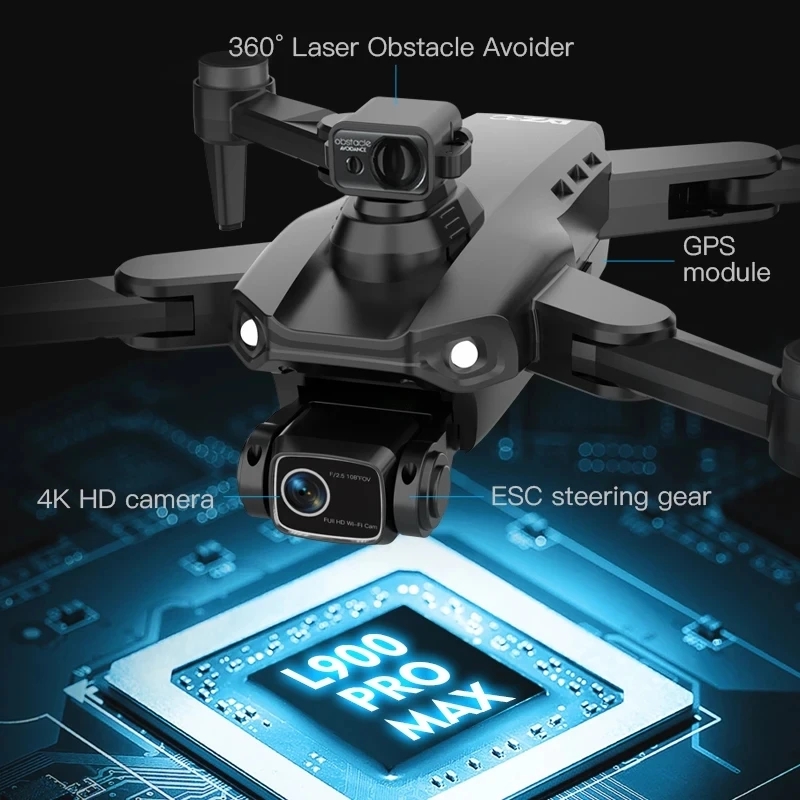 L900 Pro MAX GPS Drone 4K Prof - Drone Camera Night Vision recensione e prezzo