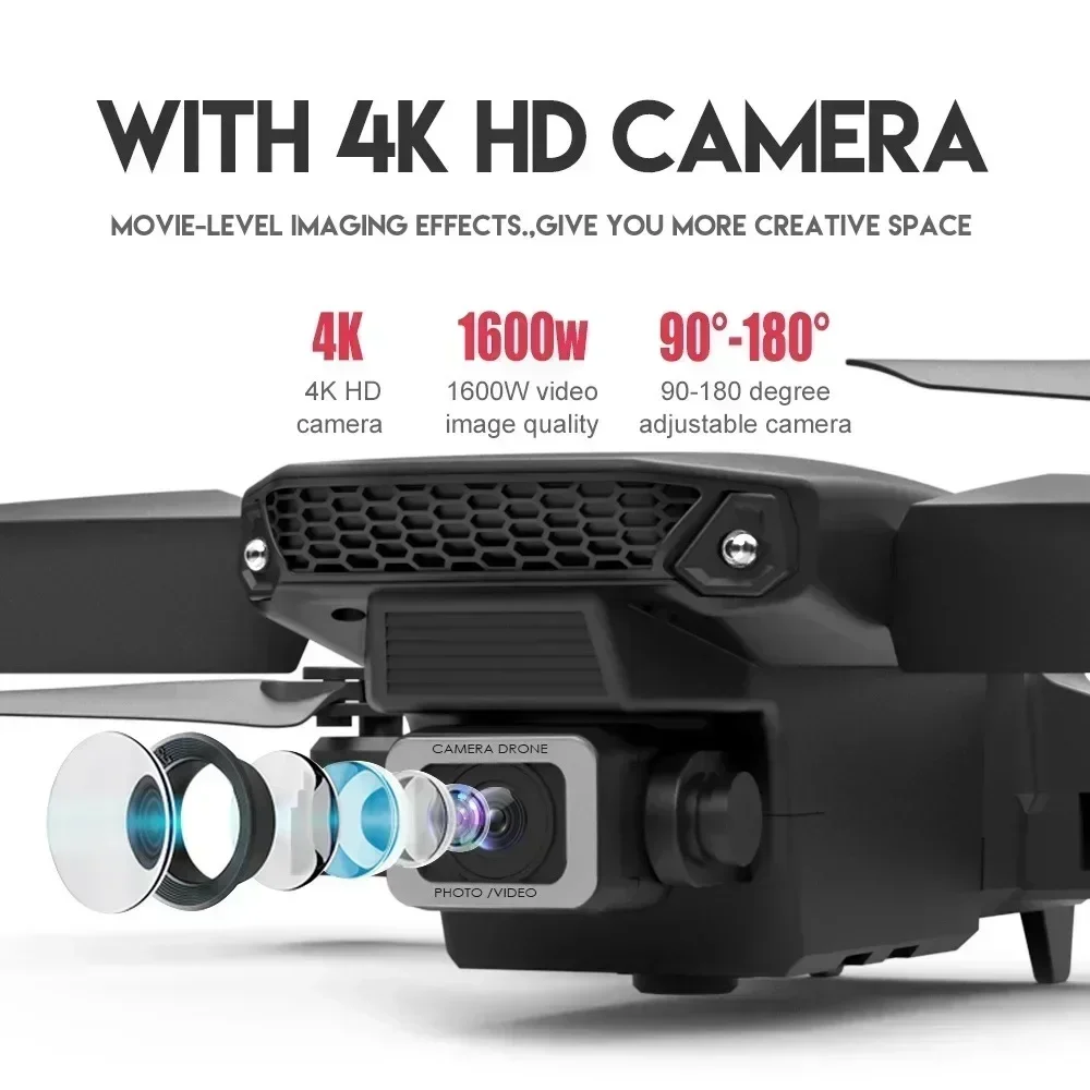 E88 Pro WIFI FPV Drone grandan - Drone Camera Mount recensione e prezzo
