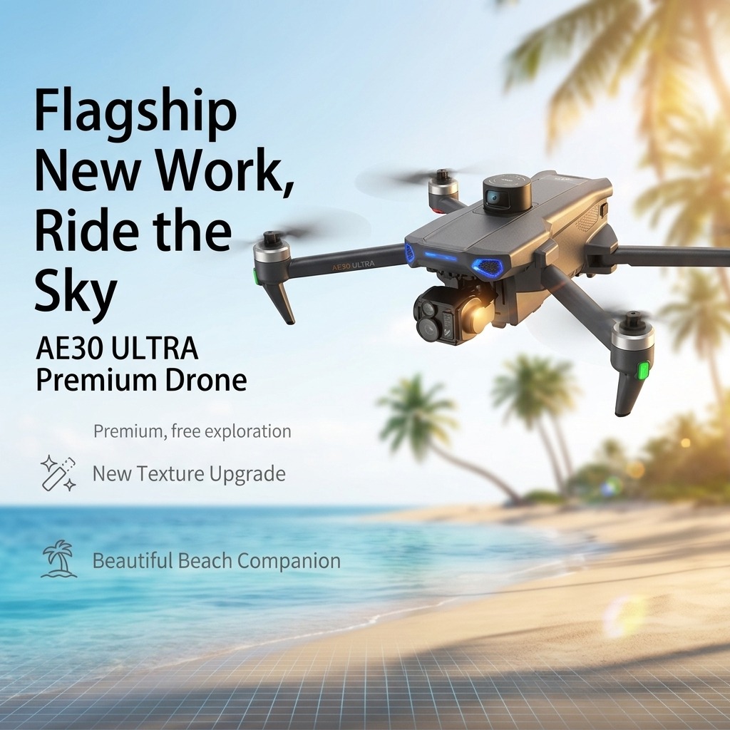 NUOVO Drone GPS AE30 Ultra con - Drone Camera With Gimbal recensione e prezzo
