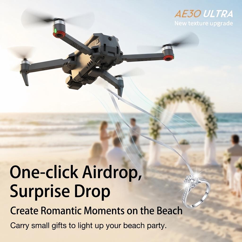 NUOVO Drone GPS AE30 Ultra con - Drone Camera With Gimbal recensione e prezzo